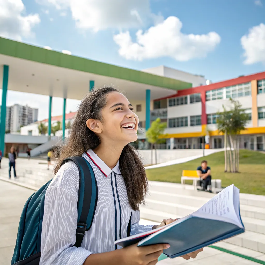 A happy student at KLYPARION